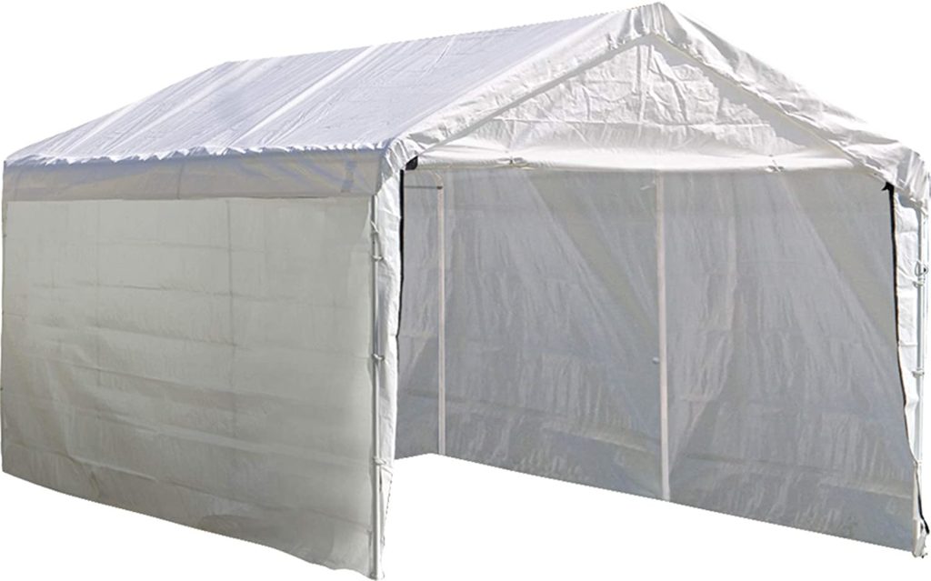 ShelterLogic Enclosure Kit Super Max White Car Canopy