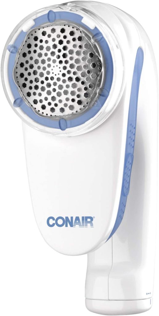 Conair Fabric White Operated Shaver Defuzzer Lint Remover