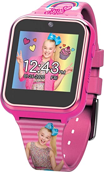 pink kid smart watch