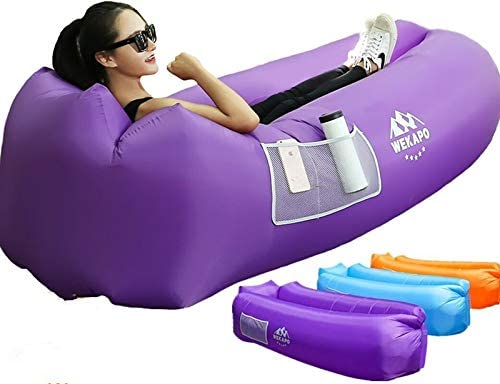 Wekapo Inflatable Air Sofa Ideal Couch Beach Portable Lounge Chair